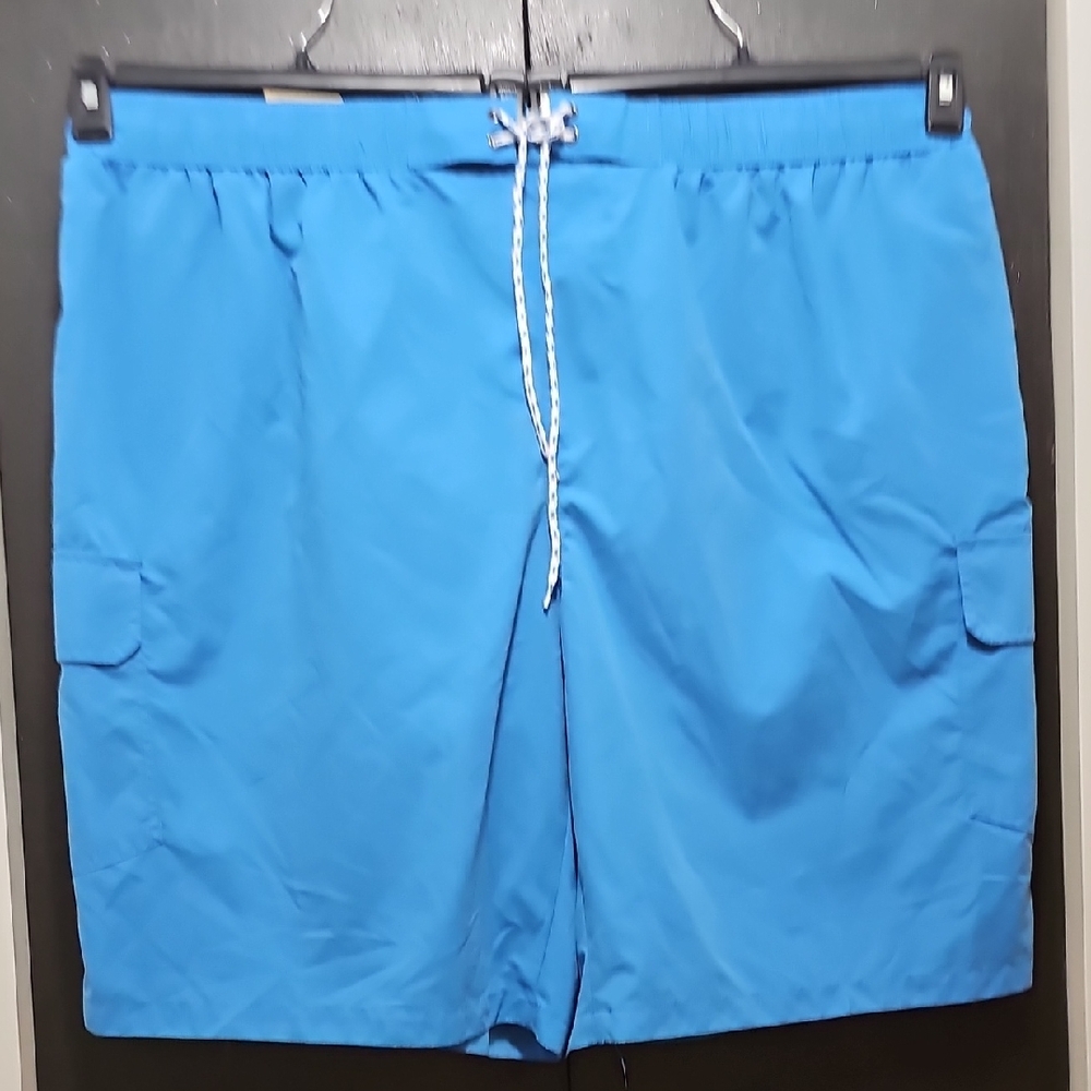 The Foundry Supply Co. Men's Vibrant Blue Swim Shorts